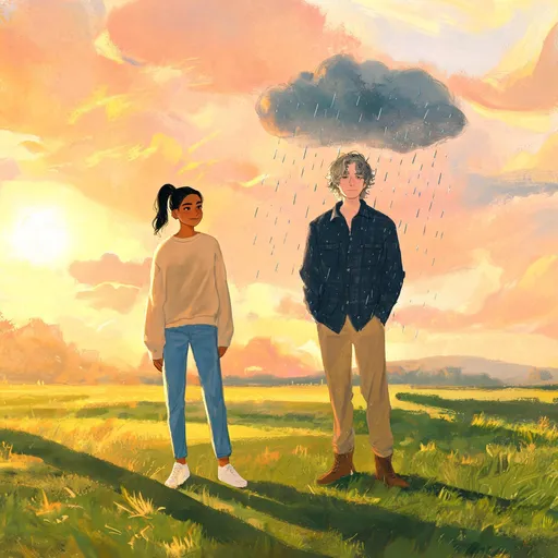 The Weather System in the storybook style — sample illustration