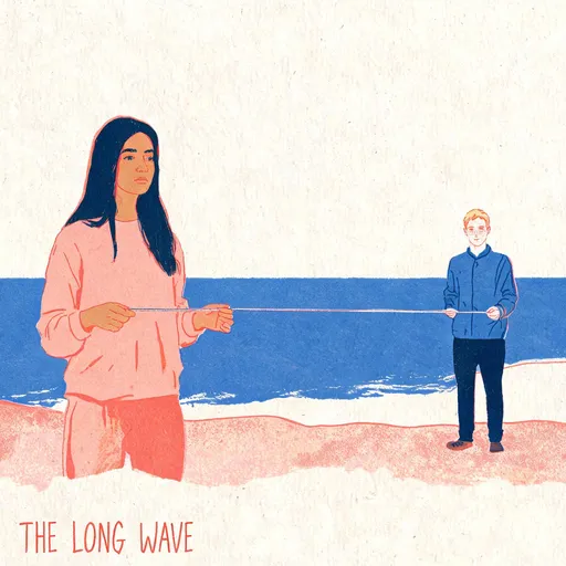 The Long Wave in the risograph print style — sample illustration