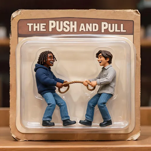 Collectible figurine sample — made-up characters