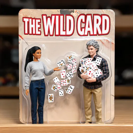 The Wild Card in the collectible figurine style — sample illustration