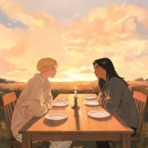 The Slow Burn in the storybook style — sample illustration