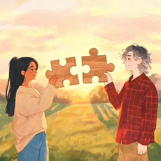 The Full Puzzle in the storybook style — sample illustration